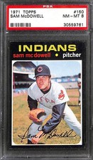 1971 Topps #150 SAM MCDOWELL PSA 8 NM-MT 30559761 
