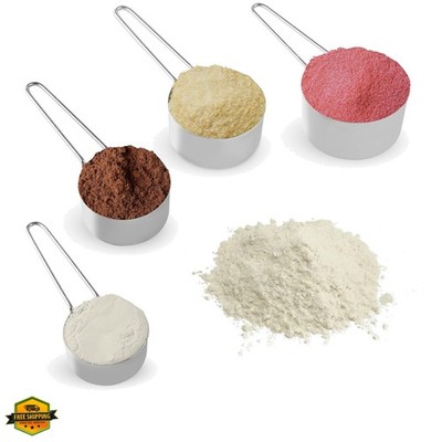 Stainless Steel Measuring Cups Set 4Pc Metal Culinary Couture For Dry Liquid ...