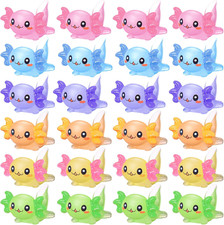 48 Pcs Mini Axolotl Figures Charms Miniature Resin Axolotl Figurines Tiny New An