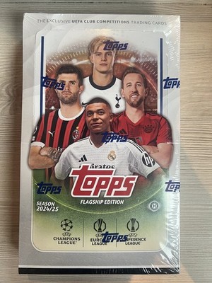 Topps 2024-25 Flagship UEFA UCC Sealed Soccer Hobby Box