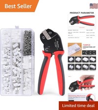 Effortless JST Connector Kit  Ergonomic Molex Crimper - 720PCS Included