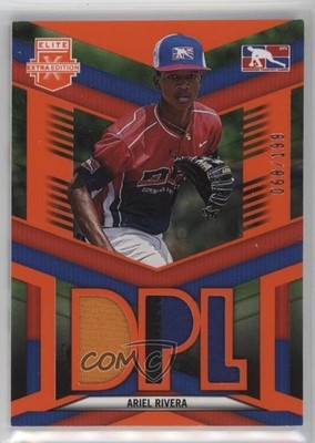 2023 Panini Elite Extra Edition DPL Materials Orange 68/199 Ariel Rivera 1u5y