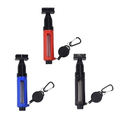 Efficient Golf Gear Cleaning Brush with Interchangeable Brush Heads