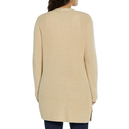 GAP Damen XS Langarm offene Strickjacke Taschen hellbraun weich klassisch Schrankklammer - Bild 5 von 9