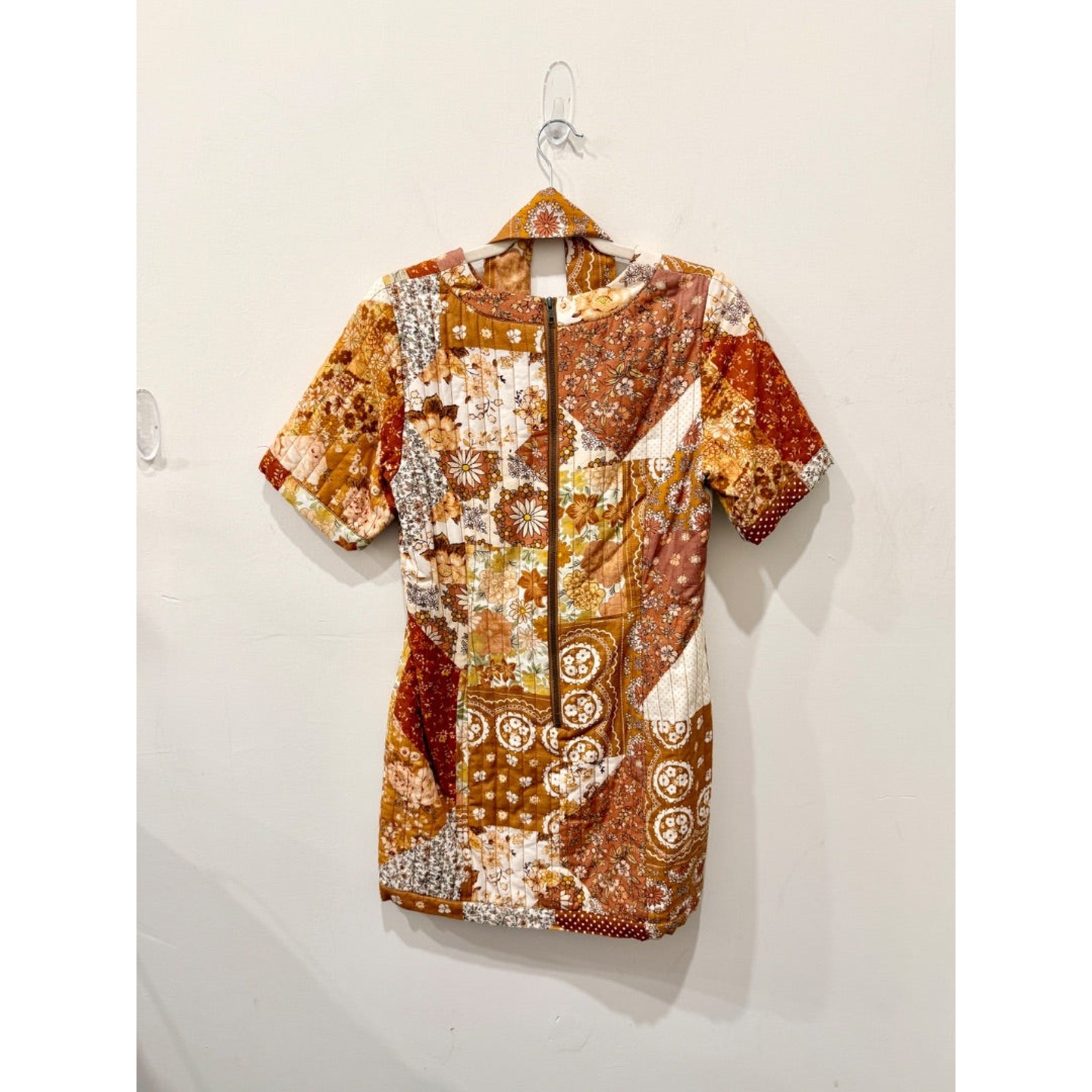 Spell Cha Cha Patchwork Quilted Belted Tunic Dres… - image 3