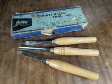 Bridges of London Woodturning Tool Set, Chisel, Gouge, Grooving Parting, [E119]