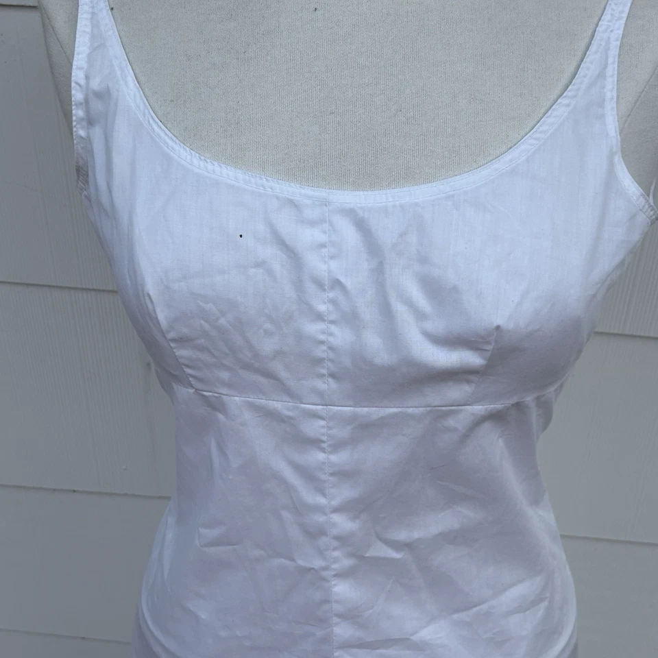 De Colección Hecho a Mano Largo Blanco Slip Granja Camisón S/M ALGODÓN Boho Cottage Vestido Foto 2 de 4