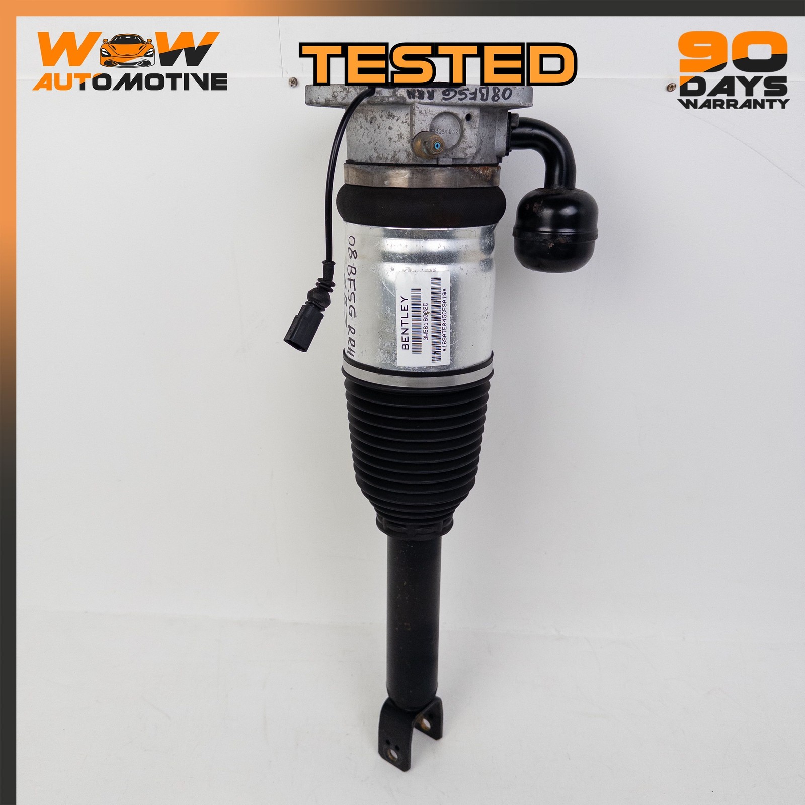 06-13 BENTLEY CONTINENTAL FLYING SPUR REAR RIGHT AIR RIDE AIR SHOCK STRUT OEM