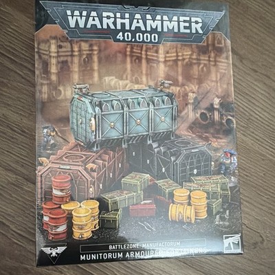 Warhammer 40.000 Battlezone Munitorum Armoured Containers Geländebau OVP