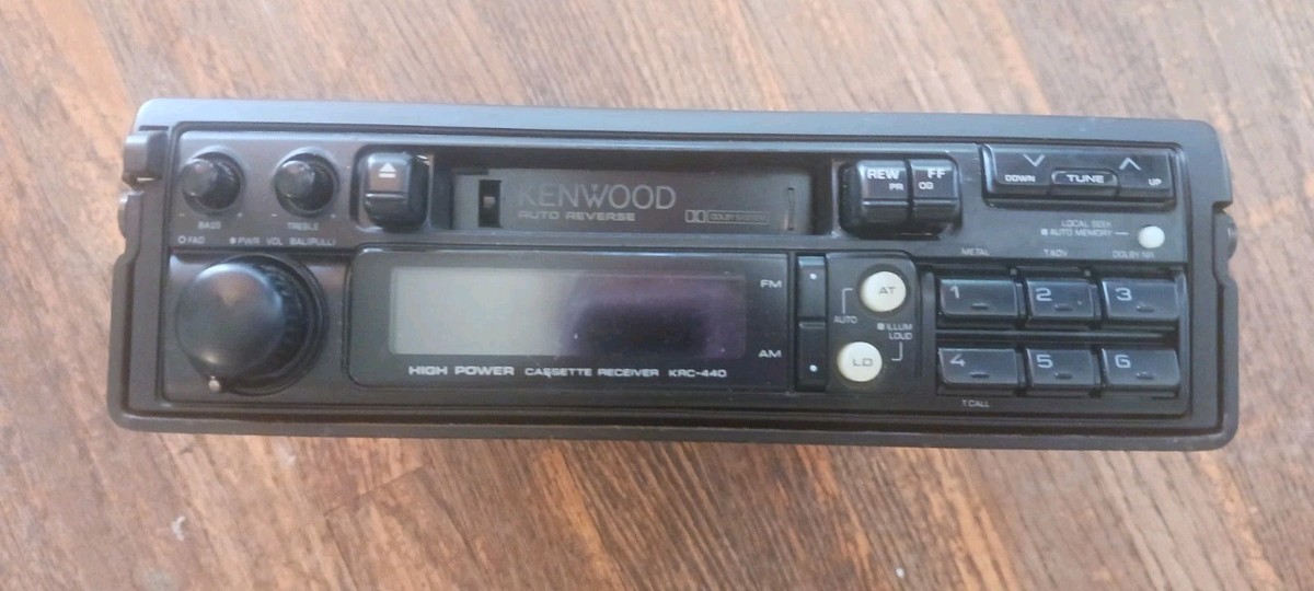 Kenwood KRC-440Car Stereo Radio Cassette Tape Deck Pullout | eBay