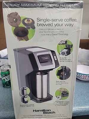 Hamilton Beach 49976 FlexBrew 1 Cup Coffee Maker - Black