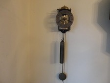 Toscano Templeton Skeleton Weight Regulator Clock Hour Strike Wall Clock YP351