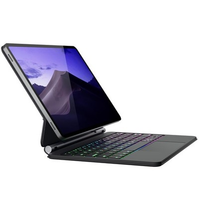 doqo Case for Samsung Galaxy Tab S10 FE/S9/S9 FE/S8/S7 Keyboard case 11 Black