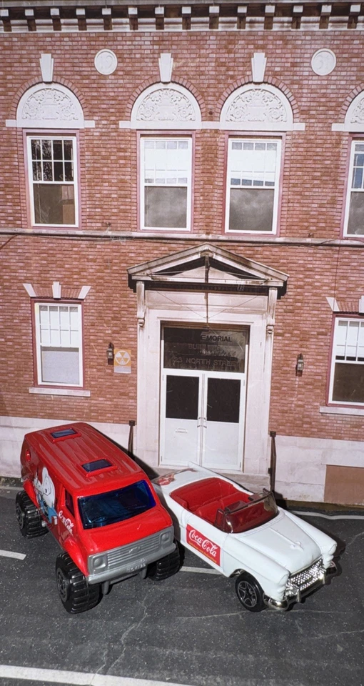 Lot Of 2 Matchbox 1955 Coke Convertible Chevy Bel Air & 1981 Chevy 4x4 Van NLFFP - Image 3 of 4