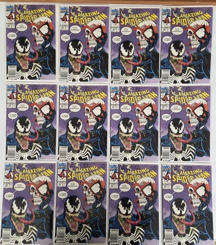 AMAZING SPIDER-MAN #347 Lot of (12) Comics ALL NEWSSTAND Erik Larsen Venom NM/M