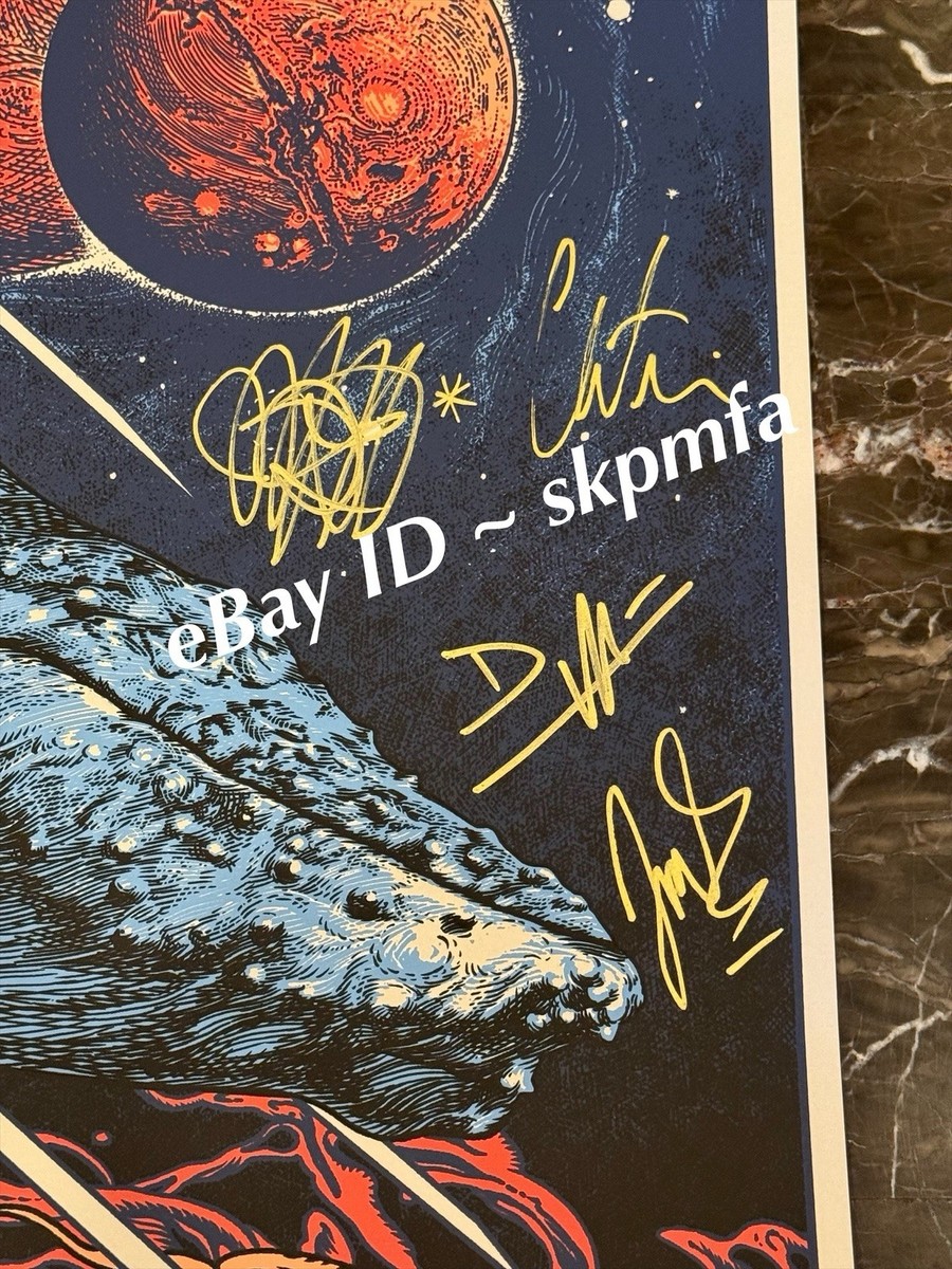 GOJIRA Poster Band Signed AP 3/15 💯Official Merch Zenith de