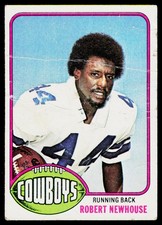Robert Newhouse, 1976 Topps, #14, Dallas Cowboys, RC