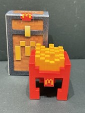 MCDONALD  S MINECRAFT MOVIE HAPPY MEAL TOY FRY HELMET  UNUSED CODE CARD
