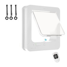 Smart Cat Door with 3 Collar Sensor, RFID Cat Door Collar Activated with1704