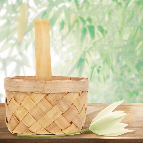 10 Stück Handkorb Hochzeit Süßigkeitenkorb Geschenk Aufbewahrungskorb Hochzeit Party Zubehör - Bild 3 von 8