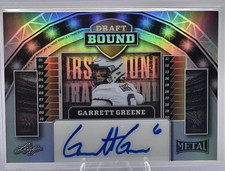 Garrett Greene  2025 Leaf Draft Bound  Auto 19/25 Silver!