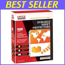 Professional Grade Top-Load Sheet Protectors - 1000 Pack