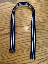 Polo Ralph Lauren Toddler Belt - Navy  White Strip - size 2 / 2T D-ring Preppy