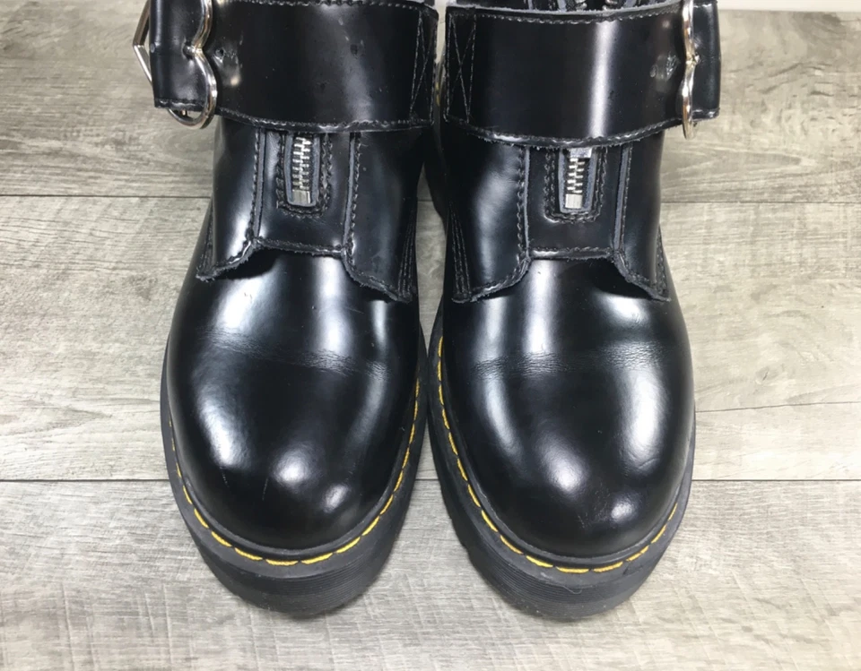 Dr. Martens x Lazy Oaf Hebilla Corazón Arnés Plataforma Botas Talla Foto 3 de 4