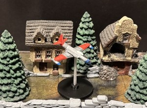 Axis & Allies - Miniatures - Custom Plane: P80 Shooting Star - America - Gen 1&2