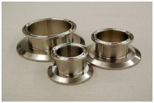 Tri Clamp Sanitary End Cap Reducer 4" x 3", 304 Stainless Steel