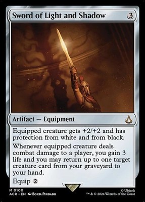 Sword of Light and Shadow - Foil Assassin's Creed LP MTG