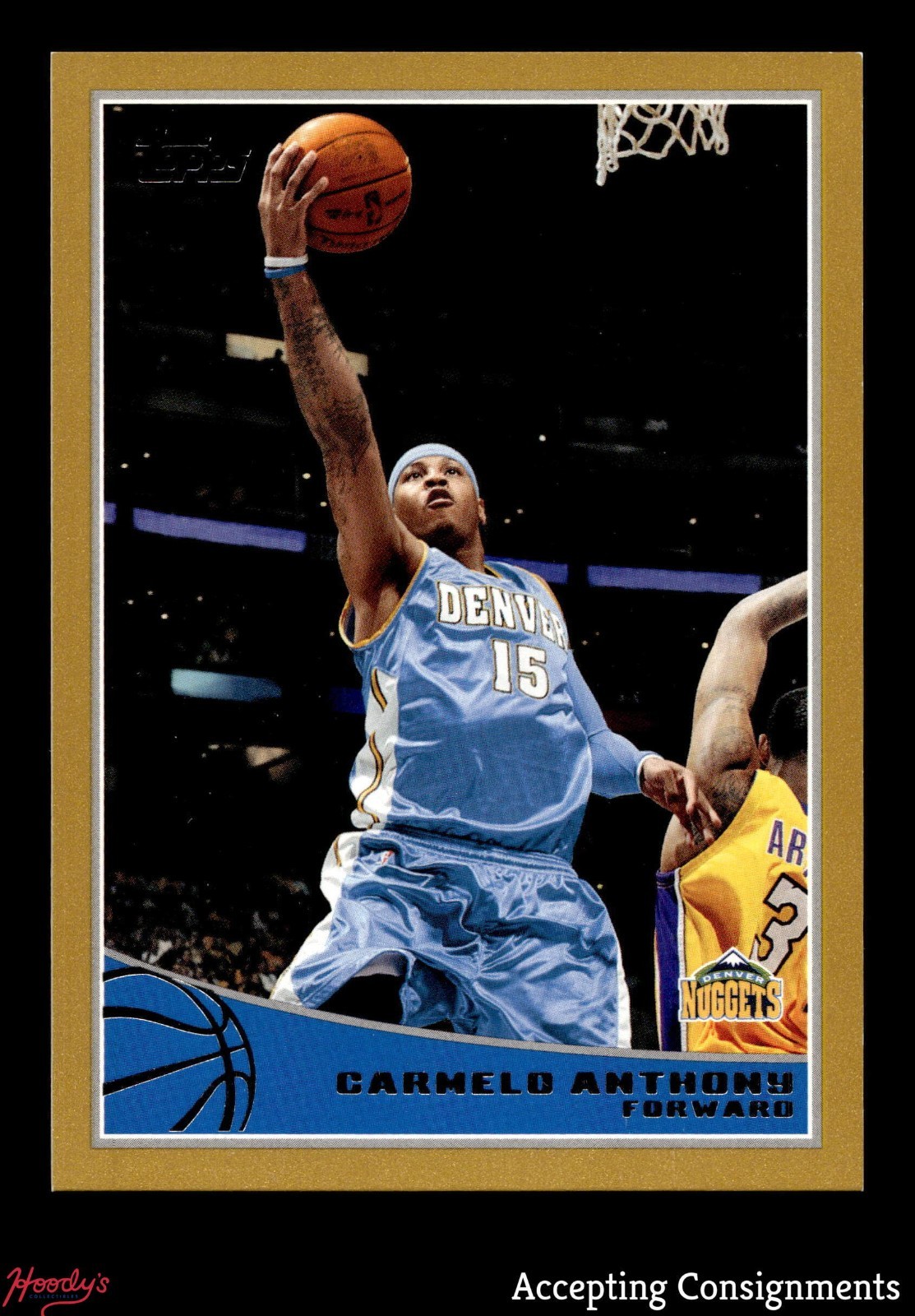 2009-10 Topps Gold #62 Carmelo Anthony 682/2009 NUGGETS