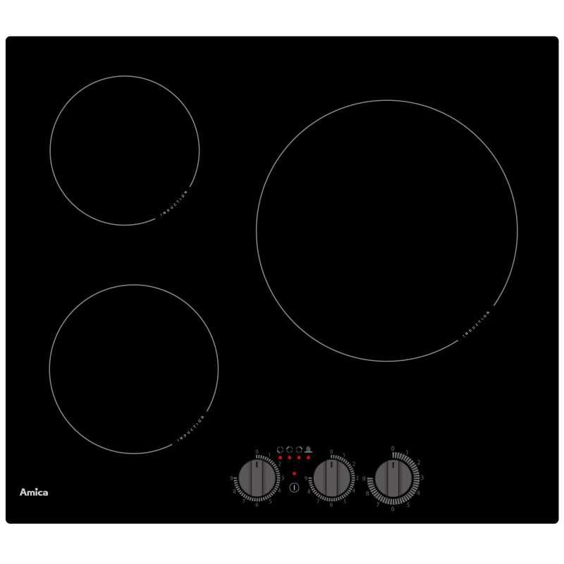 Plaque induction AMICA 2300W avec booster tactile et minuterie AIM 3530