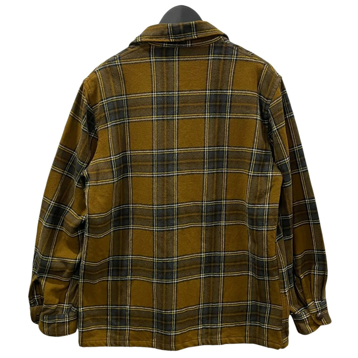 Pendleton Wool Jacket Open Collar Check Pattern B… - image 2