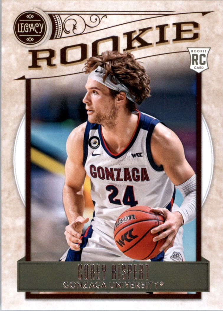 2021-22 Panini Chronicles Draft Picks #342 Corey Kispert Legacy - BSK