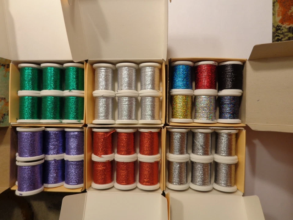 Nuevo Gudebrod HT Trenza Plana 75yd Metálico Varilla Personalizada Rosca de Construcción 515MD ELEGIR Foto 2 de 2