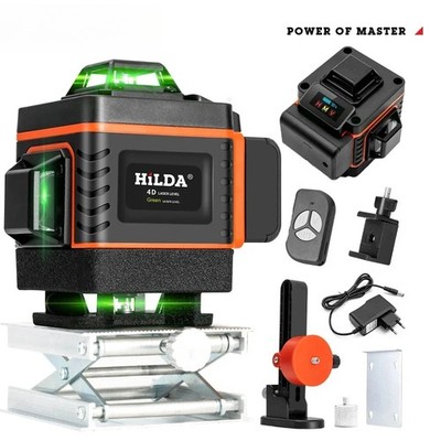 16/12Lines 4D Laser Level Green Line SelfLeveling 360Horizontal And Vertical Lot