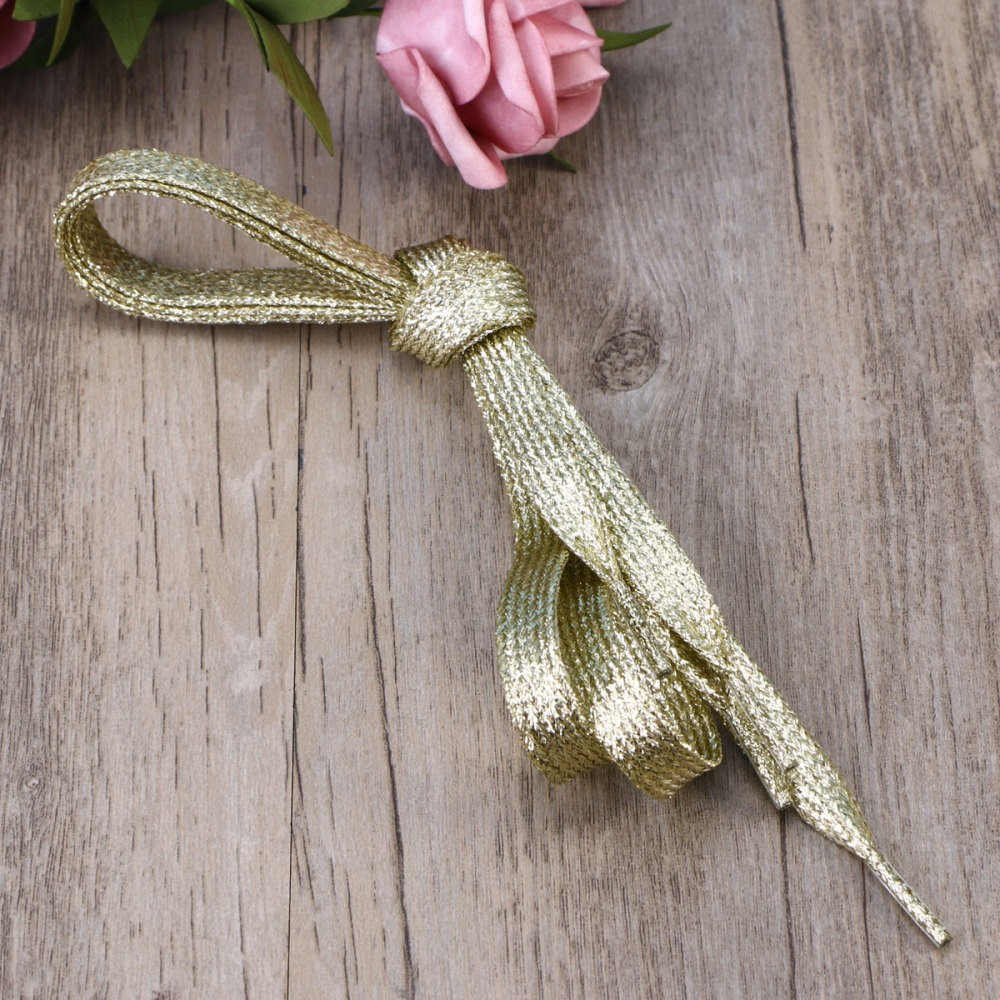 APL Lacci per scarpe colorati colori piatti tondi metallizzati uomo per sneakers