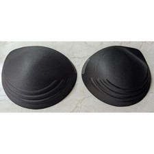 New Bra Cup Inserts Black Padded Plus Size 3X Foam Replacements Swimsuit Dresses