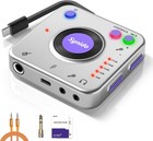 Synido Portable Guitar Audio Interface 24-bit/96kHZ Audio Adapter USB-C
