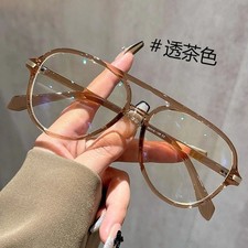 Retro Pilot Anti Blue Light Reading Glasses - Large Frame Fashion Aviator Reader