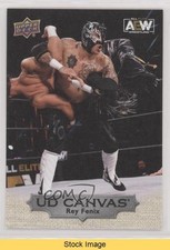 2022 Upper Deck AEW All Elite Wrestling UD Canvas Rey Fenix #C7 READ 0qr0
