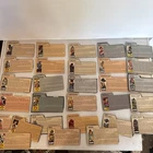 S-380 VINTAGE 1980'S HASBRO GI JOE FILE CARDS LOT OF 29 Serpentor Snake Eyes Etc