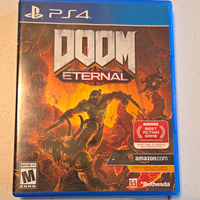 Bethesda DOOM Eternal for Sony PlayStation 4 PS4 Shooter, Multiplayer, M