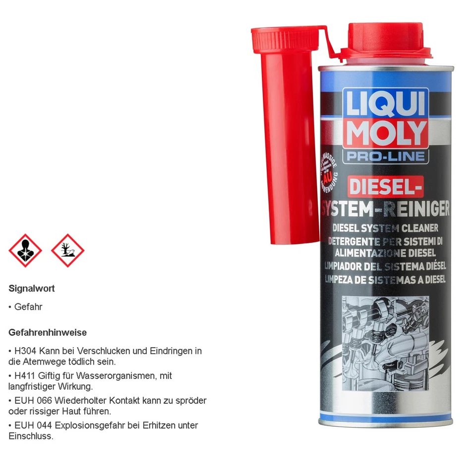 LIQUI MOLY 5156 Pro-Line Nettoyant Système Diesel 500 ml Additif DPF - Photo 1/1