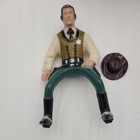 Vtg 1950's Hartland Cowboy Sherriff WYATT EARP Figure Horse Saddle Hat 9" Set — photo 7