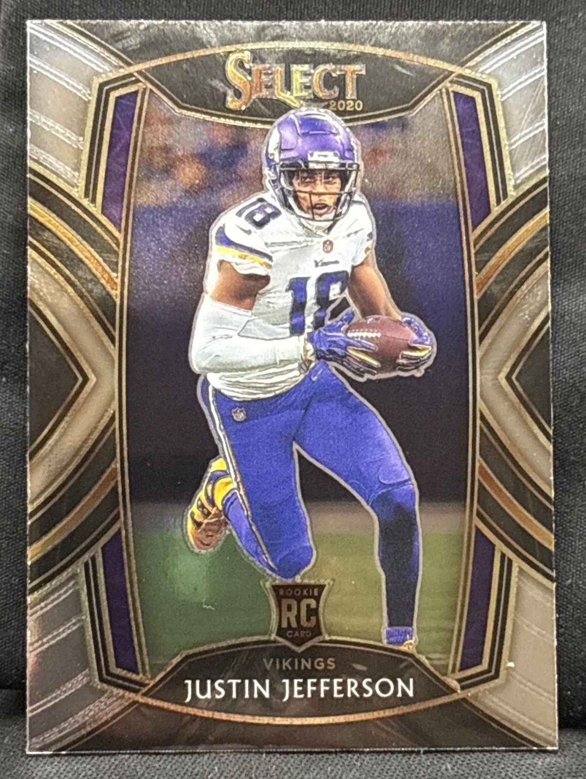 JUSTIN JEFFERSON RC 2020 Panini Select Football Club Level Rookie Card #261
