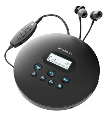 Oakcastle C100 Portable CD Player - Black
