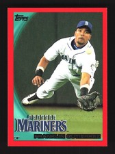 Franklin Gutierrez Seattle Mariners 2010 Topps Red Border #616 SN /299