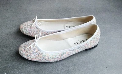 Women Repetto Heels White Textile 40 - Bild 1 von 4